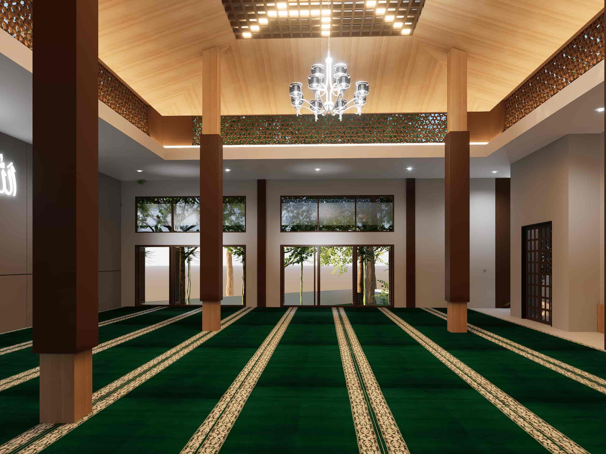 Desain Masjid Minimalis oleh Darawa Studio